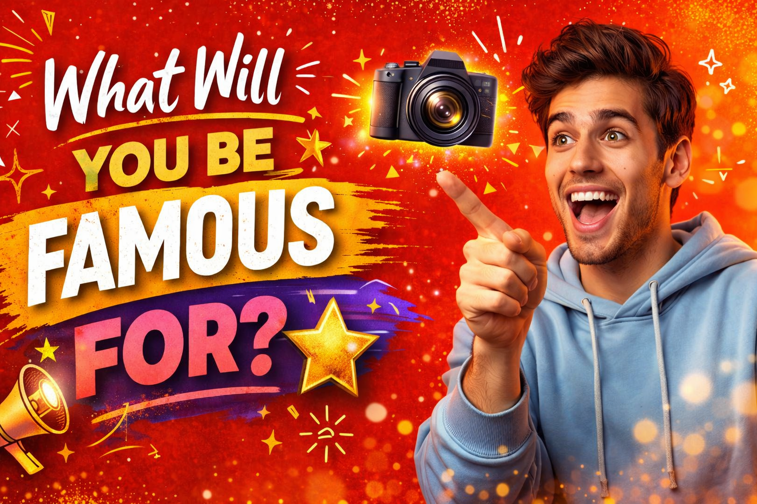 What Will You Be Famous For? - Personality Test